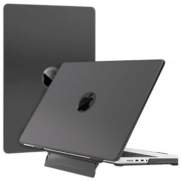 Alogy ProStand™ матовий чохол з підставкою для MacBook Air 13.3" (A1932/A2179/A2337) Black