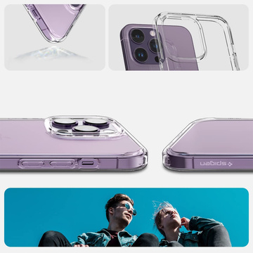 Spigen ultra hybridný iphone 14 pro krištáľovo čistý