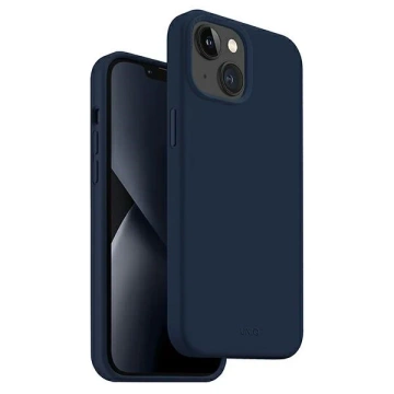 Pouzdro UNIQ Lino pro Apple iPhone 14 Plus 6,7" modrá/mořská modrá