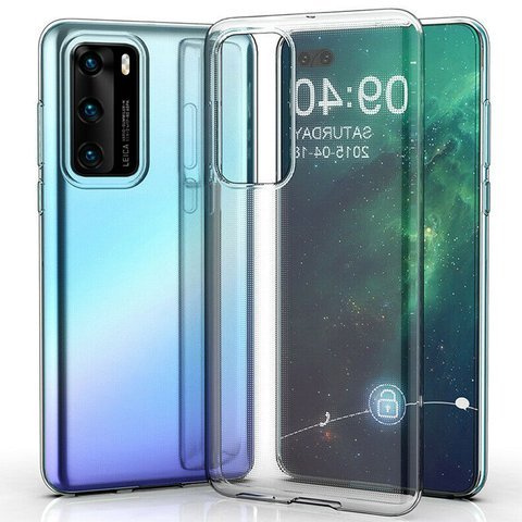 Etui silikonowe Alogy obudowa case do Huawei P40 przezroczyste