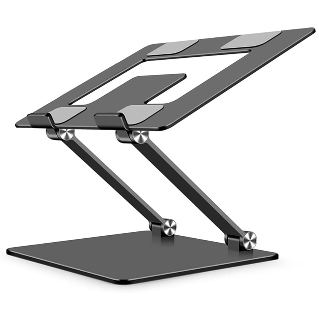 Laptopständer für MacBook 17 Ständer Tischhalter klappbar verstellbar Aluminium für Schreibtisch Alogy Graphite