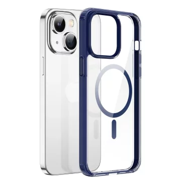 Dux Ducis Clin2 case iPhone 14 Plus Magnetic MagSafe case blue