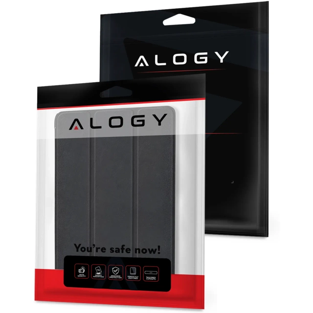 Скляний чохол для T-Mobile T Tablet 5G 10,36" чохол для планшета Alogy Book Cover Case Black Stylus Free