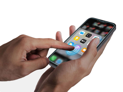 Загартоване скло Spigen Glas.tR EZ Fit для Apple iPhone 13/13 Pro