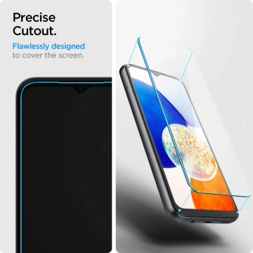 Spigen Glas.tR Slim 2-pack Tempered Glass for Samsung Galaxy A15 4G / 5G / A25 5G Clear