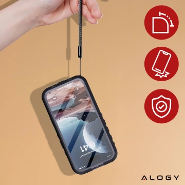 Vodotesné puzdro Alogy HydroArmor™ IP68 s priehľadným zadným pancierovým krytom 360 pre MagSafe pre Apple iPhone 16 Pro