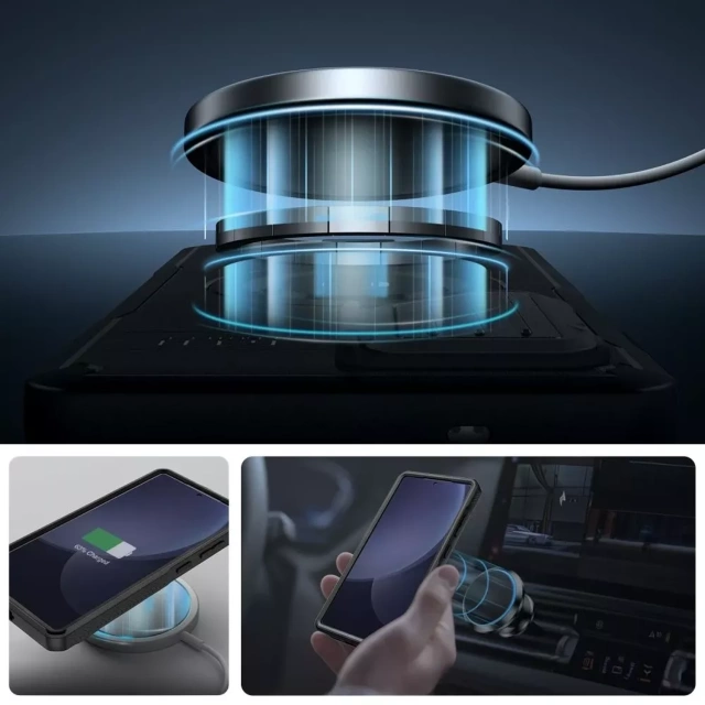 Puzdro Tech-Protect Kevlar MagSafe pre Samsung Galaxy S25 Ultra, čierne