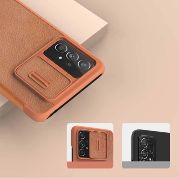 Nillkin Qin leather holster for Samsung Galaxy A73 red