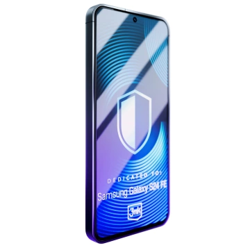Захисне скло для Samsung Galaxy S24 FE Max 3mk HardGlass Max Lite, посилений захист екрану, захисне скло 9H