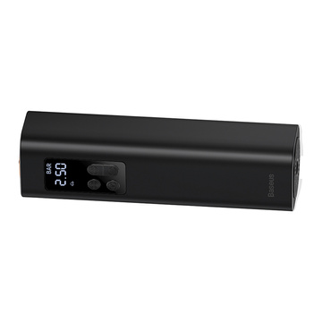 Mini car compressor compressor Baseus Air Pump tire pump LED lamp Black