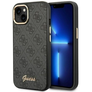 Etui Guess GUHCP14MHG4SHK до Apple iPhone 14 Plus 6,7" чорний/чорний жорсткий чохол 4G Vintage Gold Logo