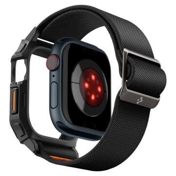 ЧОХОЛ З РЕМІНЦЕМ ДЛЯ APPLE WATCH 10 (42 ММ) ЧОРНИЙ SPIGEN LITE FIT PRO