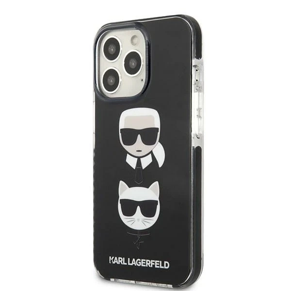 Etui Karl Lagerfeld KLHCP13XTPE2TK do iPhone 13 Pro Max 6,7" hardcase czarny/black Karl