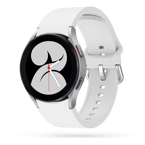 IconBand gumový řemínek pro Samsung Galaxy Watch 4/5/5 PRO (40/42/44/45/46 MM) bílý
