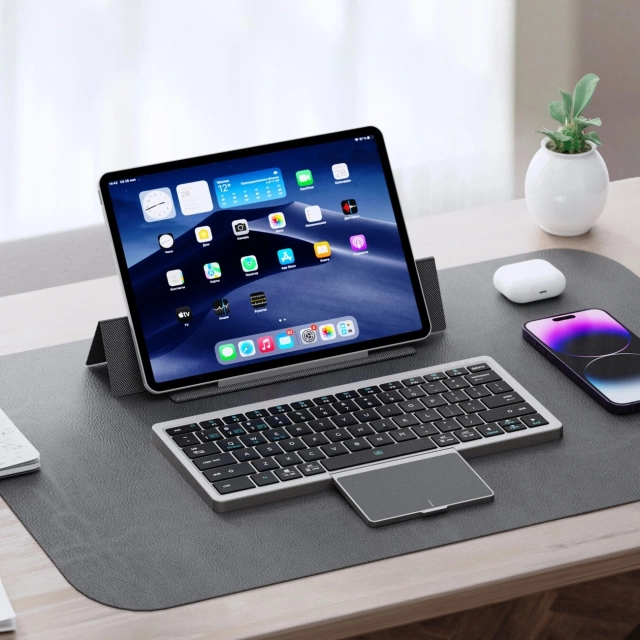 Bezprzewodowa klawiatura Bluetooth Dux Ducis OK Series z touchpadem – czarna