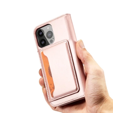 Чохол для картки з магнітом для iPhone 13 Pro Pouch Card Wallet Card Holder Pink