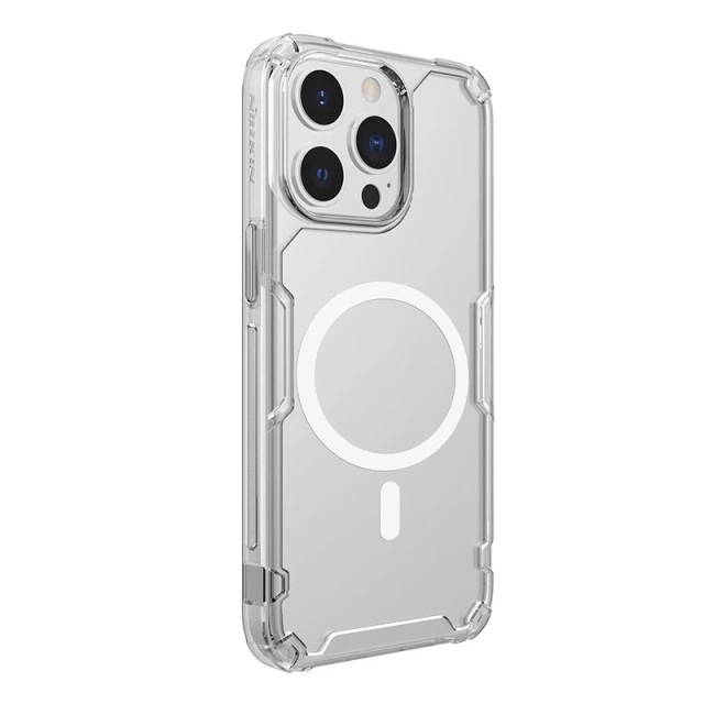 Nillkin Nature Pro Magnetic Case Case For iPhone 13 Pro Magnetic Armor Cover Transparent Cover (MagSafe Compatible)