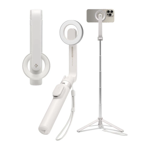 Selfie Stick Tripod Spigen S580W MagSafe Bluetooth Phone Holder Photo Remote Control Purple