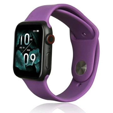 Beline Silicone Smartwatch Strap for Apple Watch 42/44/45/49mm Purple/Purple