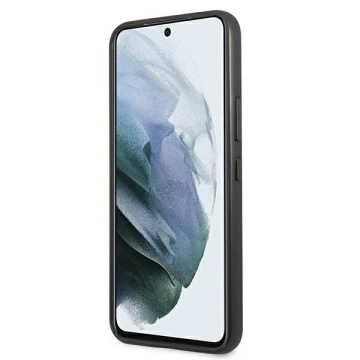 Pevné pouzdro Etui Guess GUHCS22S4GMGGR S901 do Galaxy S22 4G velké kovové logo