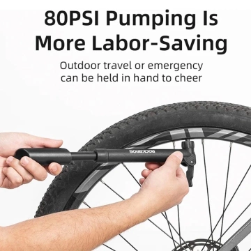 Rockbros 42520001001 pumpa na bicykel - čierna