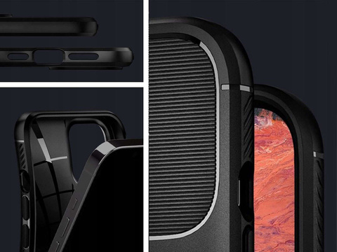 Puzdro Spigen Rugged Armor pre Apple iPhone 12/12 Pro 6.1 Matte Black Alogy sklo