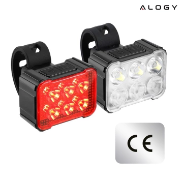 LED Bicycle Light Bicycle Flashlight Waterproof Light Front and Rear Light IP65 Front Rear