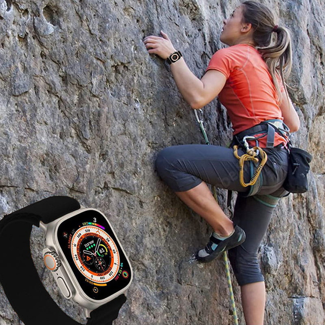 Pasek nylonowy do zegarka Nylon Pro do Apple Watch 4/5/6/7/8/SE/Ultra (42/44/45/49) black