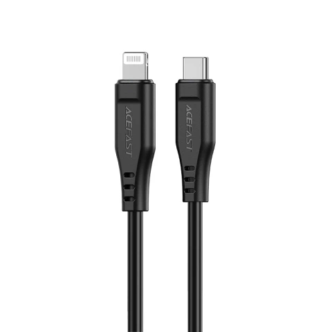 Acefast kábel MFI USB Typ C - Lightning 1,2m, 30W, 3A čierny (C3-01 čierny)