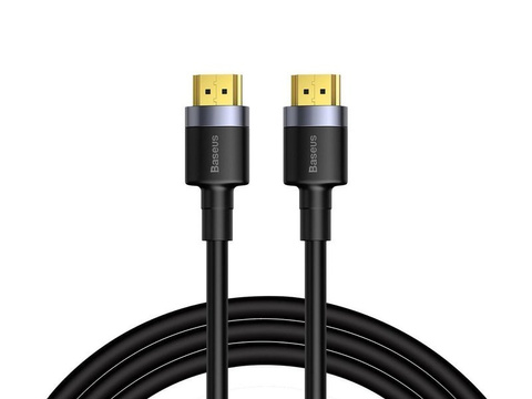 Kábel Baseus Cafule HDMI 2.0 4K FULL HD 3D 1m čierny a sivý