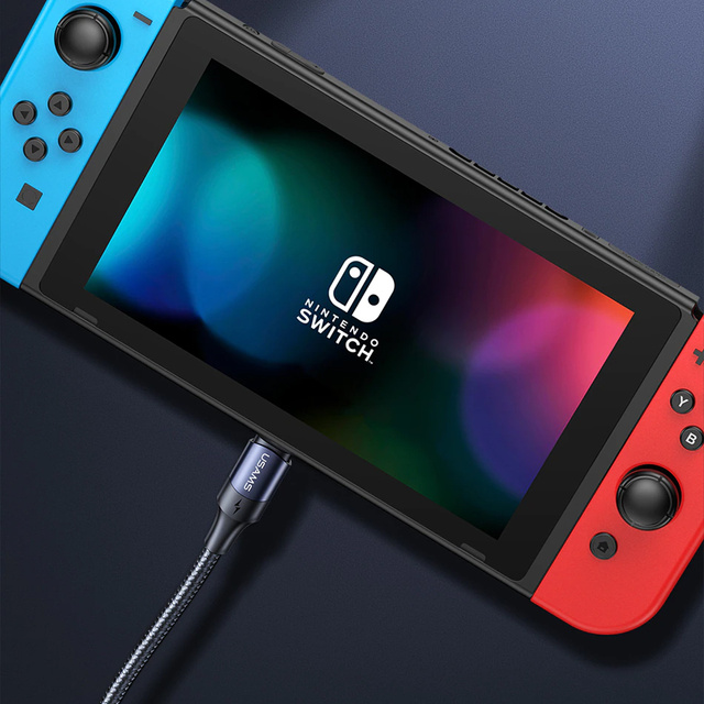 Cable USAMS USB-C to USB-C 100W PD Fast Charge QC FCP 3m Black