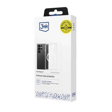 Etui für Samsung Galaxy S25 Ultra 3mk Clear MagCase MagSafe Transparent