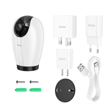 HOCO D6 Full HD внутрішня Wi-Fi камера, ІЧ-підсвічування, детектор руху