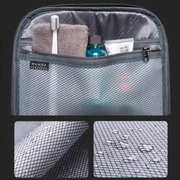 Bange vodeodolný batoh na notebook taška na notebook 17" cestovná rozšíriteľná 49x33x6 cm do pracovného školského lietadla pánska dámska čierna