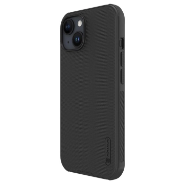 Vystužené puzdro Nillkin Super Frosted Shield Pro pre iPhone 15 - čierne