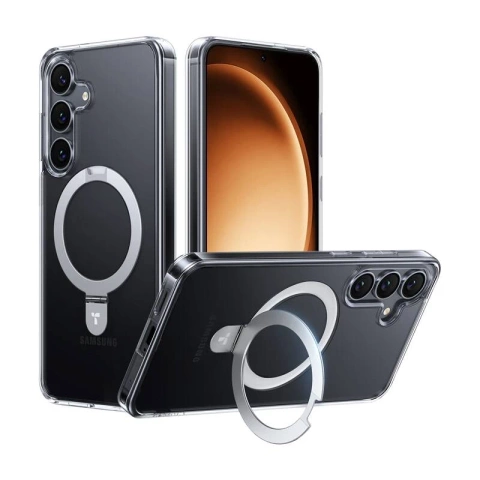 Case for Samsung Galaxy S25 Transparent Torras Ostand Series