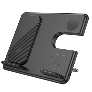 Hoco 3in1 15W Qi Inductive Charger - Phone, Galaxy Watch