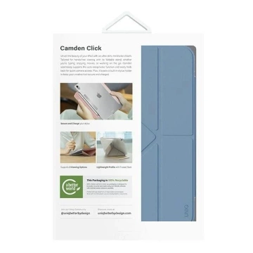 Etui Ochronne do iPad Air 11" (2024) UNIQ Camden Click Niebieskie