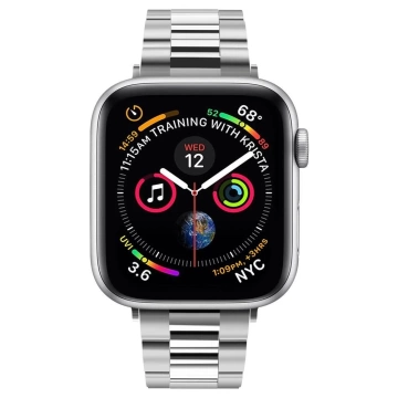 Spigen modern fit band apple watch 4 / 5 / 6 / 7 / 8 / se (38 / 40 / 41 mm) silver