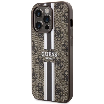 Etui Guess GUHMP14LP4RPSW na iPhone 14 Pro 6,1" pevné puzdro 4G Printed Stripes MagSafe
