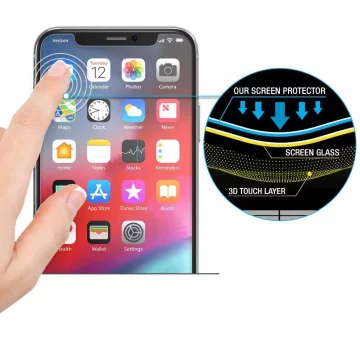 Hybridní sklo Hofi iphone 11 černé