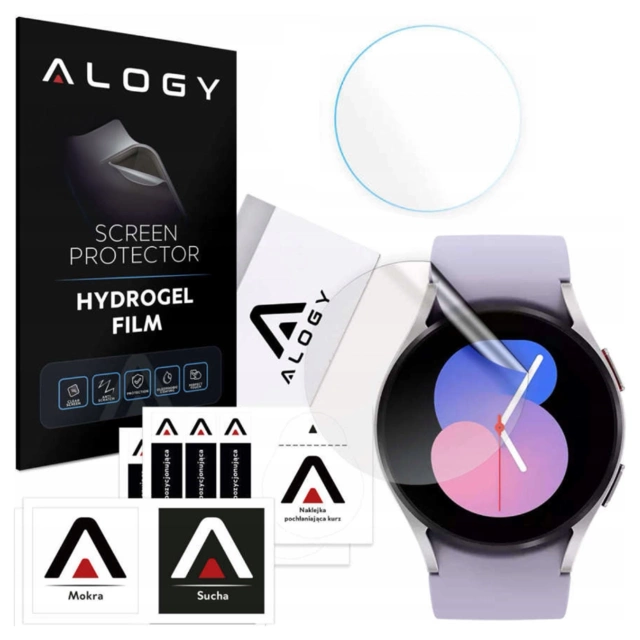Hydrogel Alogy Hydrogelová ochranná fólie pro chytré hodinky pro Samsung Galaxy Watch 4 (40 mm)