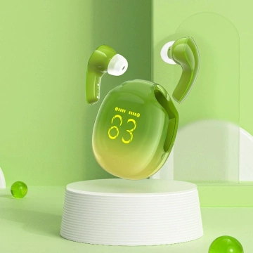 Бездротові навушники-вкладиші Acefast T9 Bluetooth 5.3 – зелені