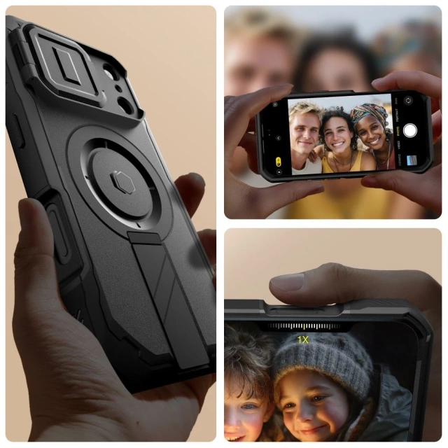 Etui Ochronne do iPhone 17 Pro Tech-Protect Kevlar MagSafe Black