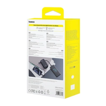 Baseus QPow 2 Powerbank 20000 mAh 30 W 2xUSB-C Schwarz