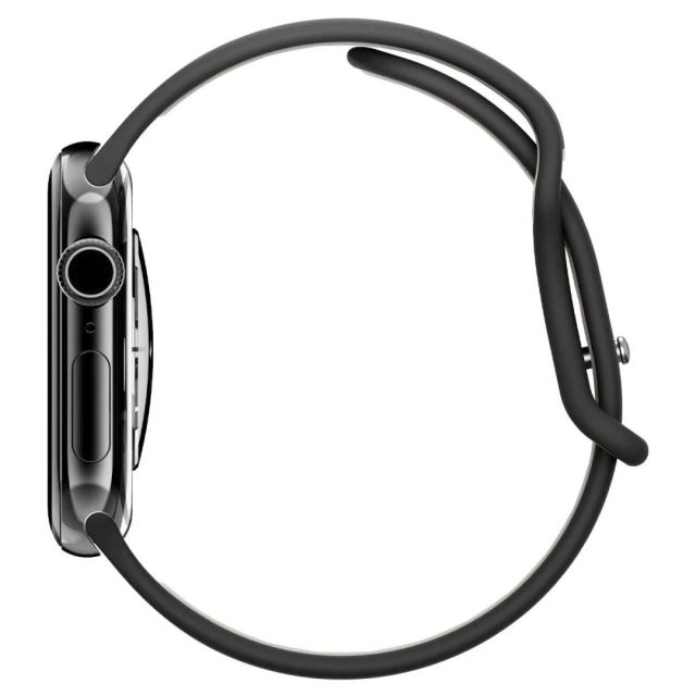 Pasek Spigen Nano Pop do Apple Watch 44/45/46/49 mm Czarno-Szary