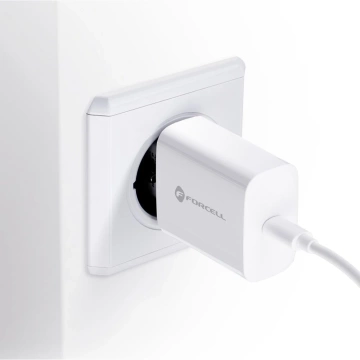 Зарядний пристрій Forcell 20W USB-C PD QC 4.0 Lightning-кабель для iPhone 12 13 14