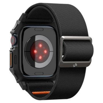 ЧОХОЛ З РЕМІНЦЕМ ДЛЯ APPLE WATCH 10 (42 ММ) ЧОРНИЙ SPIGEN LITE FIT PRO