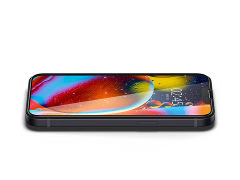Загартоване скло Spigen Glas.tR Slim FC на чохол для Apple iPhone 13 Mini Black