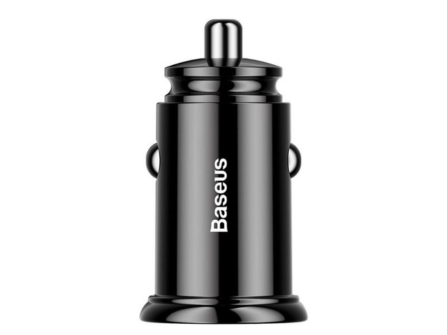 Baseus Dual Quick QC 3.0 2x USB 30W autonabíjačka čierna